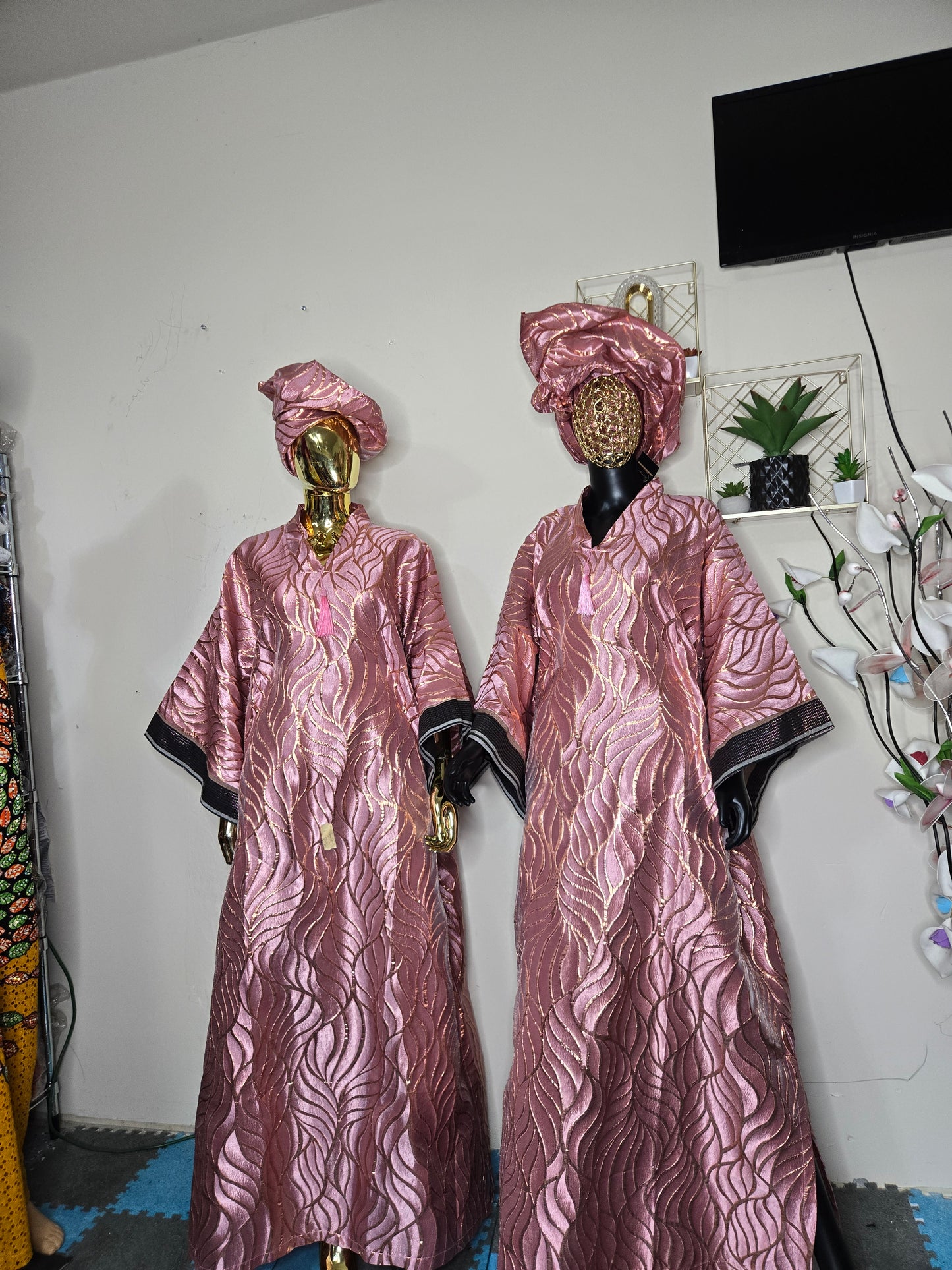 Brocade damask boubou