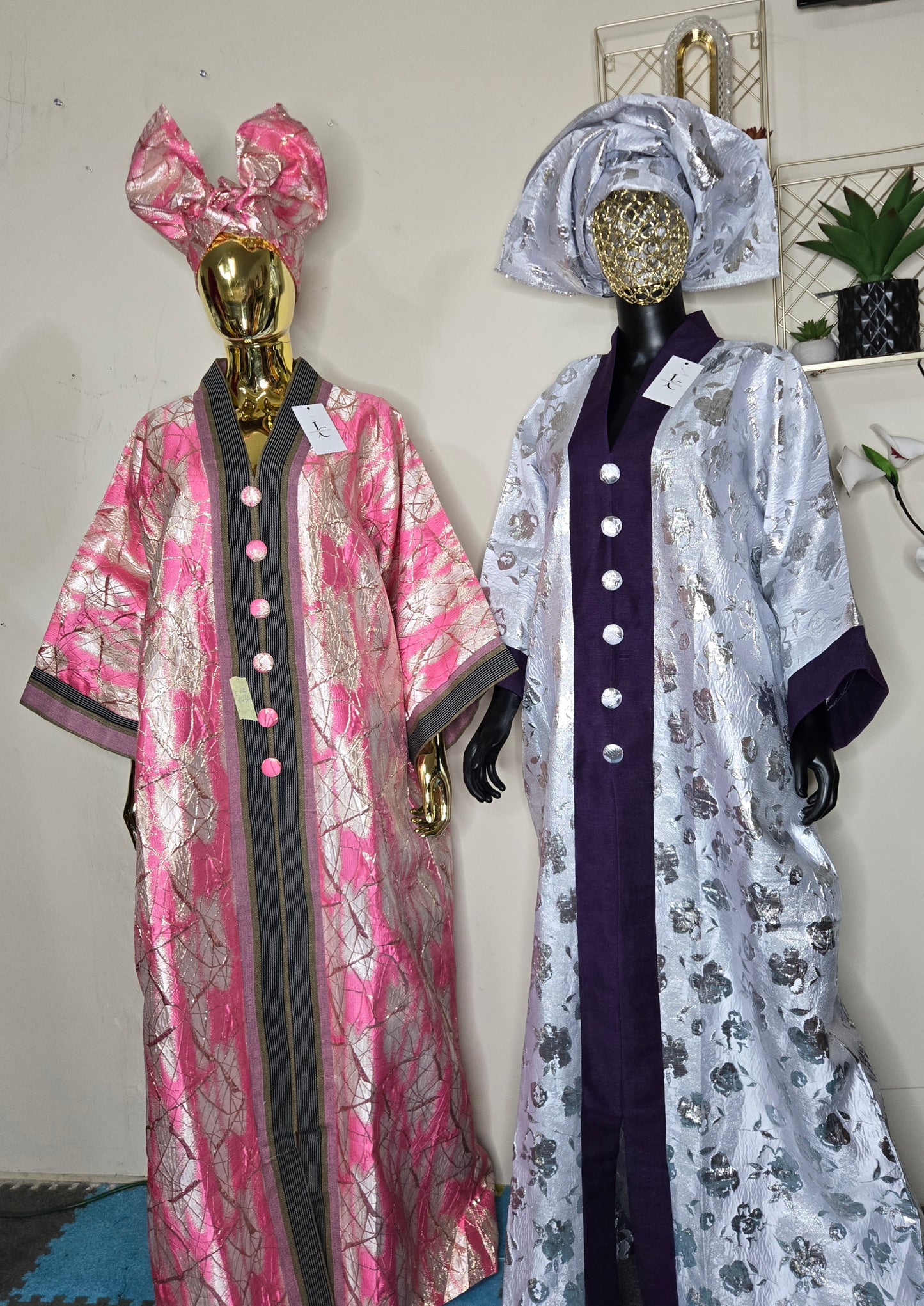 Brocade damask boubou