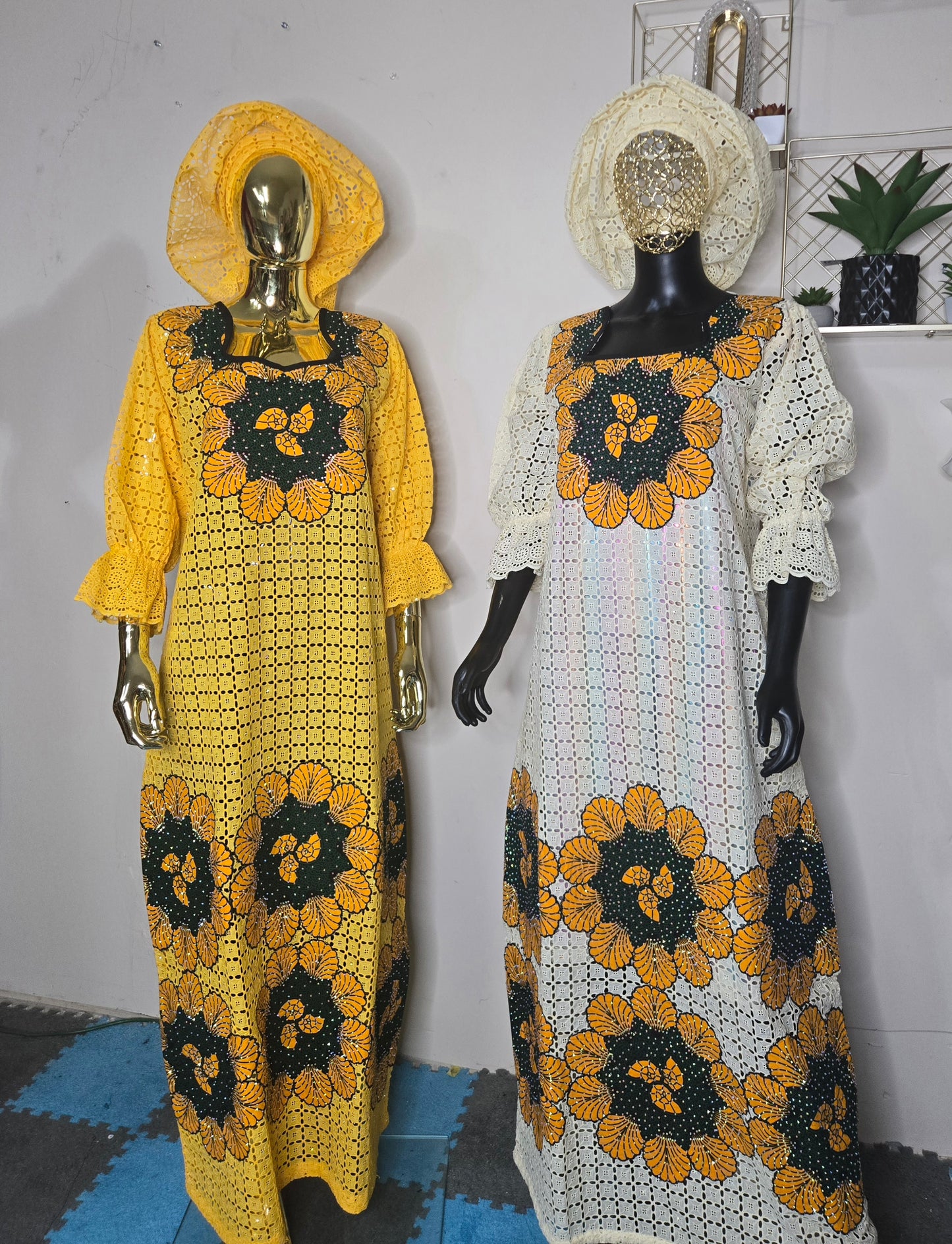 Dye lace dress